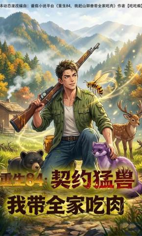 短剧《重生84：契约猛兽 我带全家吃肉》海报