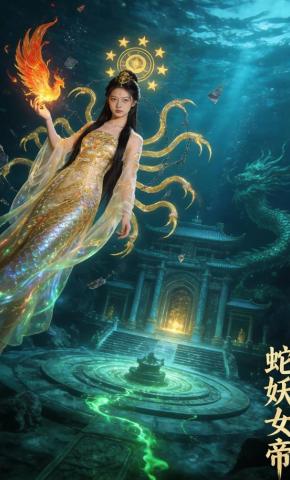 短剧《蛇妖女帝》海报