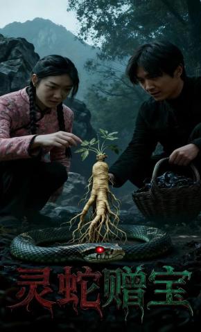 短剧《灵蛇赠宝》海报