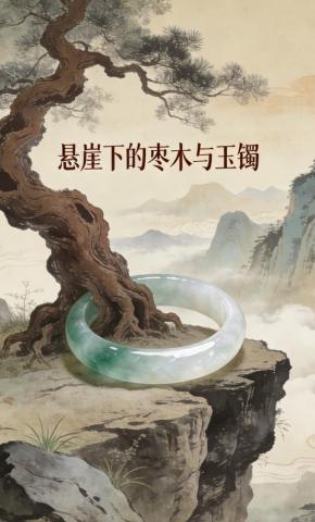 短剧《悬崖下的枣木与玉镯》海报