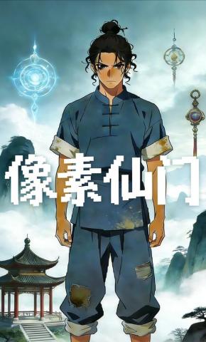 短剧《像素仙门》海报