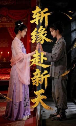 短剧《斩缘赴新天》海报