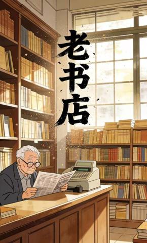 短剧《老书店》海报