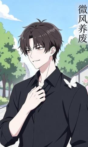 短剧《微风养废》海报