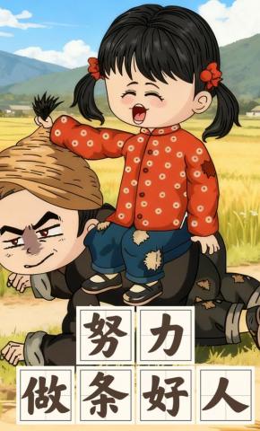 短剧《努力做条好人》海报