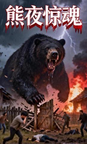 短剧《熊夜惊魂》海报