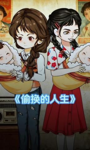 短剧《偷换人生》海报