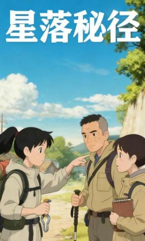 短剧《星落秘径》海报