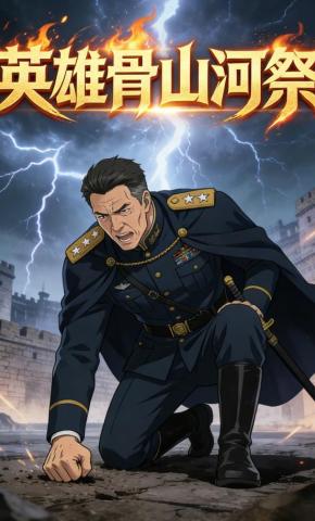 短剧《英雄骨山河祭》海报