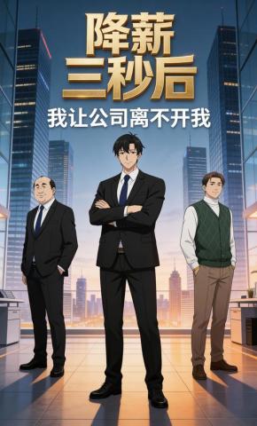 短剧《降薪三秒后，我让公司离不开我》海报