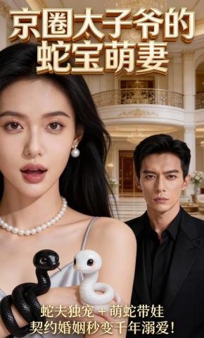短剧《京圈太子爷的蛇宝萌妻》海报