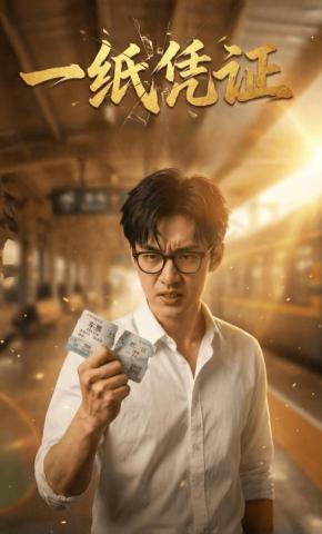 短剧《一纸凭证》海报