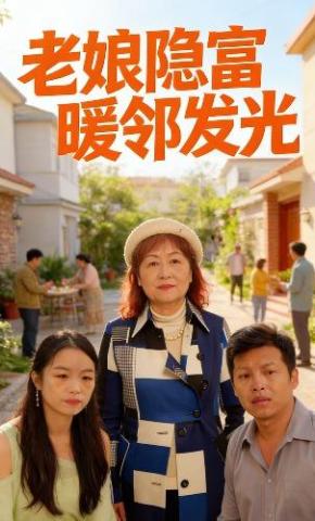 短剧《老娘隐富暖邻发光》海报