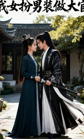 短剧《我女扮男装做大官》海报