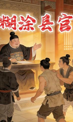 短剧《糊涂县官》海报