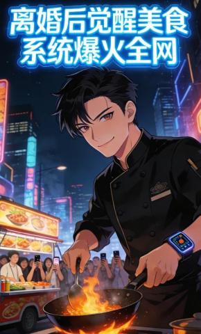 短剧《离婚后觉醒美食系统爆火全网》海报