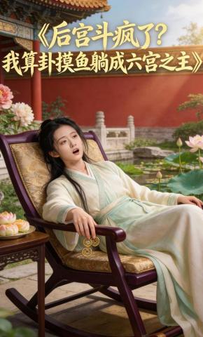 短剧《后宫斗疯了？我算卦摸鱼躺成六宫之主》海报