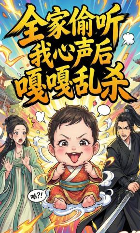 短剧《全家偷听我心声后嘎嘎乱杀》海报