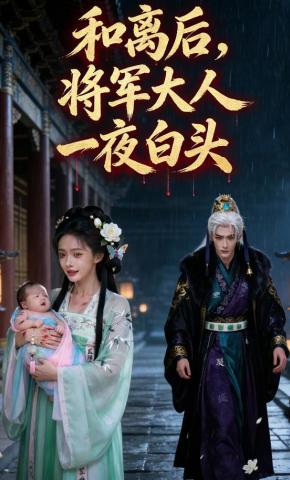 短剧《和离后 ，将军大人一夜白头》海报