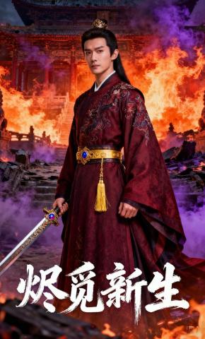 短剧《烬觅新生》海报