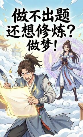 短剧《做不出题还想修炼？做梦！》海报