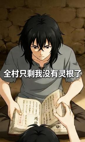 短剧《全村只剩我没有灵根了》海报