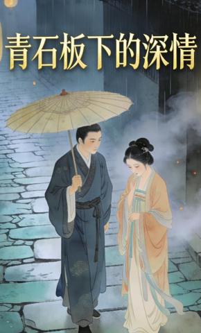 短剧《青石板下的深情》海报