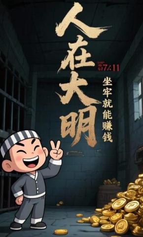 短剧《人在大明，坐牢就能赚钱》海报