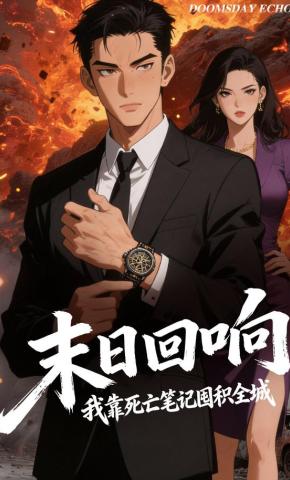 短剧《末日回响：我靠死亡笔记囤积全城》海报