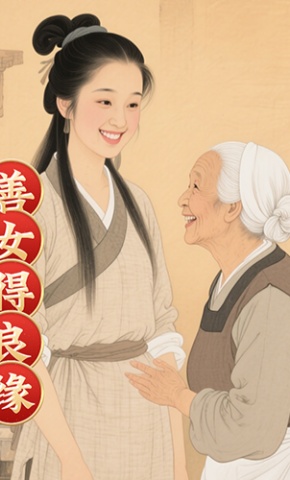 短剧《善女得良缘》海报