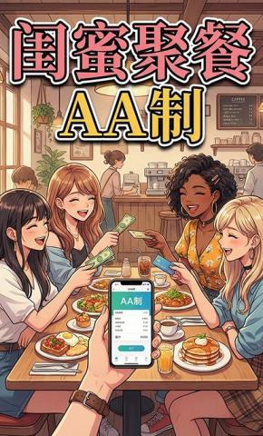短剧《闺蜜聚餐AA制》海报