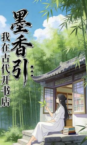 短剧《墨香引：我在古代开书店》海报