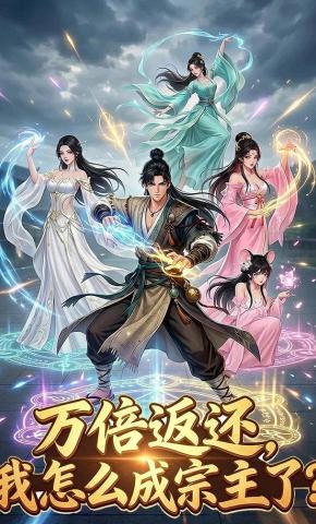 短剧《万倍返还，我怎么成宗主了？》海报