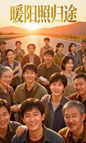 短剧《暖阳照归途》海报