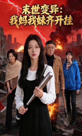 短剧《末世变异：我妈我妹齐开挂》海报