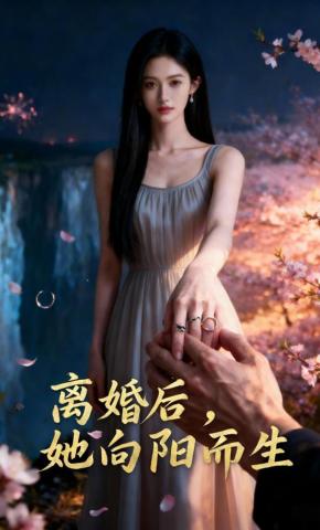短剧《离婚后，她向阳而生》海报