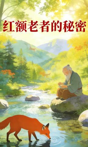 短剧《红额老者的秘密》海报