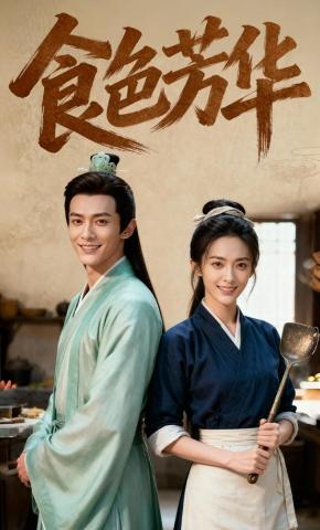 短剧《食色芳华》海报