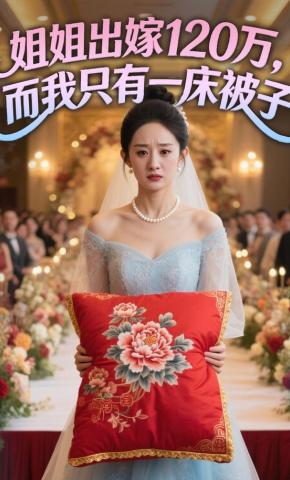 短剧《姐姐出嫁120万，而我只有一床被子》海报