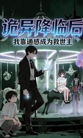 短剧《诡异降临后，我靠通感成为救世主》海报