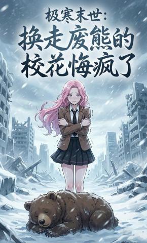 短剧《极寒末世：换走废熊的校花悔疯了》海报