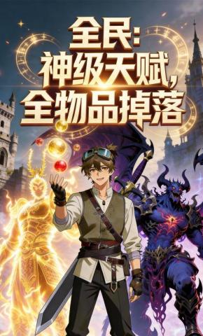 短剧《全民：神级天赋，全物品掉落》海报