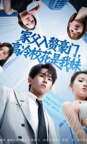 短剧《家父入赘豪门，高冷校花是我妹》海报