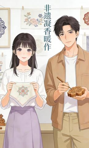 短剧《非遗凝香暖作》海报