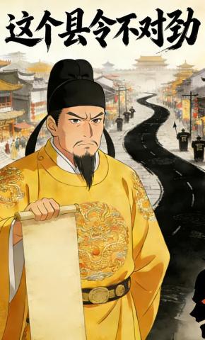 短剧《这个县令不对劲》海报