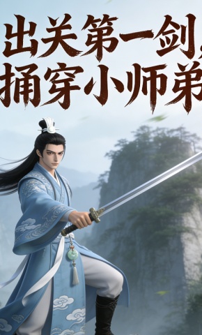 短剧《出关第一剑，捅穿小师弟》海报