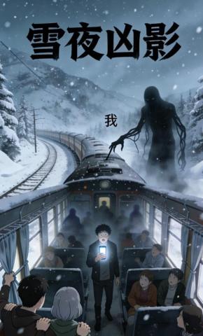 短剧《雪夜凶影》海报