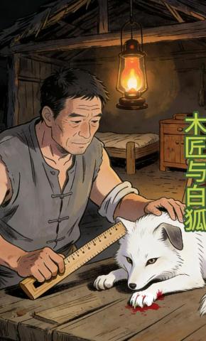 短剧《木匠与白狐》海报