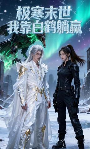 短剧《极寒末世我靠白鹤躺赢》海报