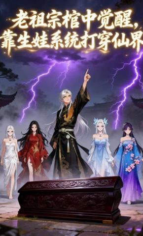 短剧《老祖宗棺中觉醒，靠生娃系统打穿仙界》海报